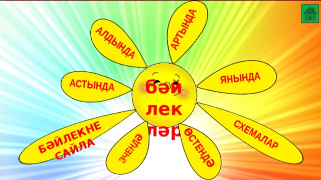 АЛДЫНДА ЯНЫНДА АРТЫНДА АСТЫНДА ӨСТЕНДӘ СХЕМАЛАР ЭЧЕНДӘ БӘЙЛЕКНЕ САЙЛА бәйлекләр 