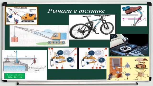 Рычаги в технике 