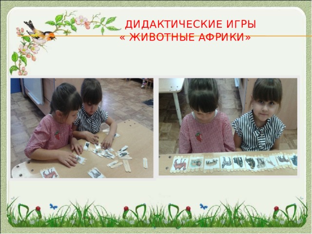  Дидактические  игры  « Животные Африки» 