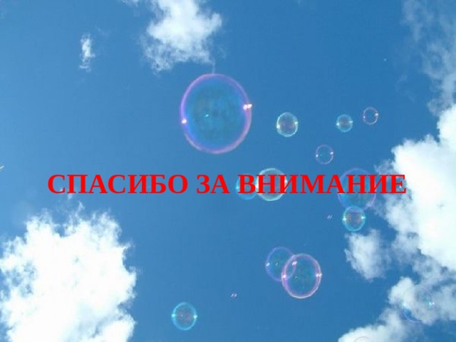 СПАСИБО ЗА ВНИМАНИЕ 