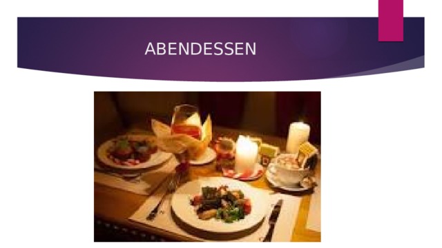 ABENDESSEN 