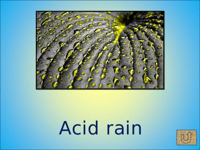 Acid rain 