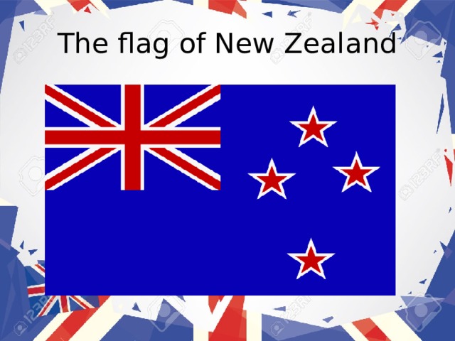 The flag of New Zealand 
