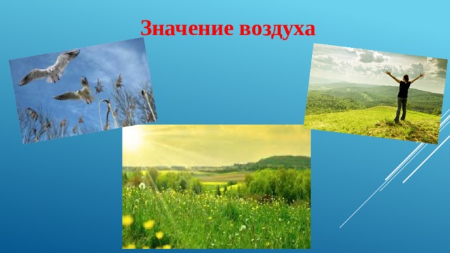 Значение воздуха 
