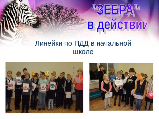 Линейки по ПДД в начальной школе 