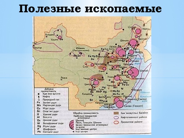 Полезные ископаемые 