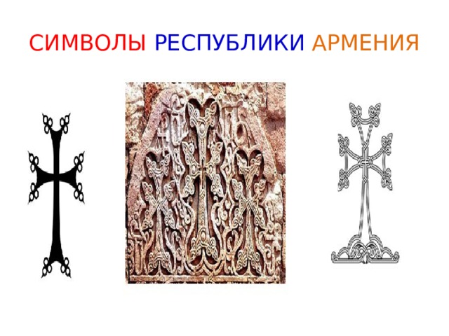 СИМВОЛЫ РЕСПУБЛИКИ  АРМЕНИЯ 