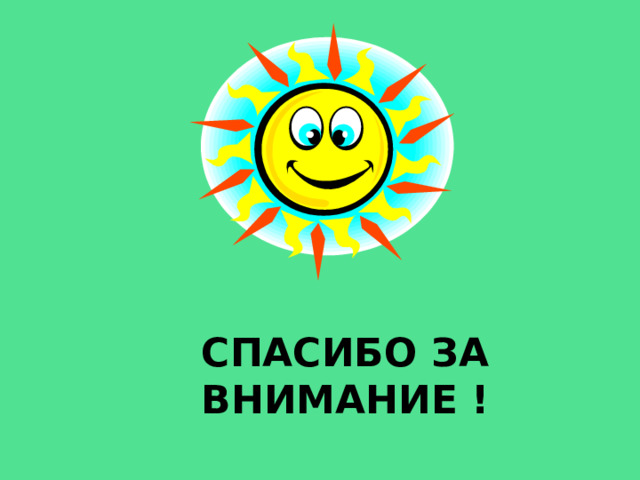 СПАСИБО ЗА  ВНИМАНИЕ ! 