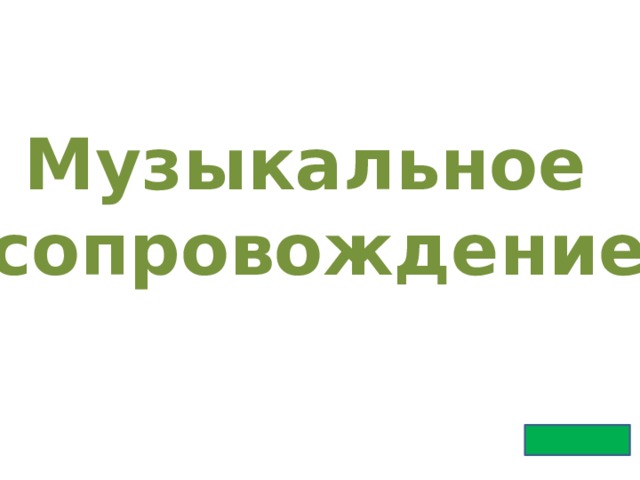 Музыкальное сопровождение 