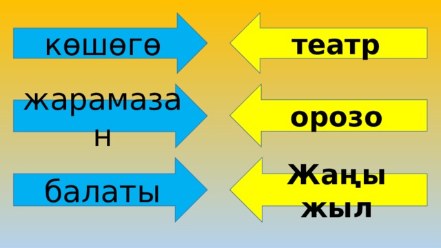 көшөгө театр жарамазан орозо балаты Жаңы жыл 