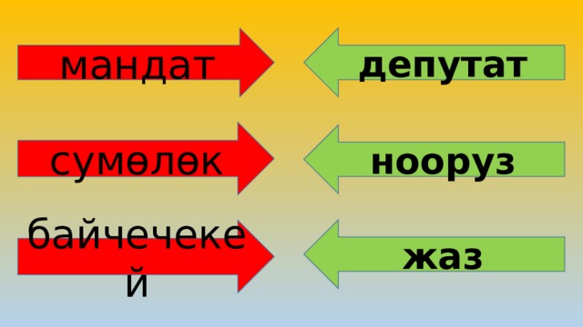мандат депутат сумөлөк нооруз жаз байчечекей 
