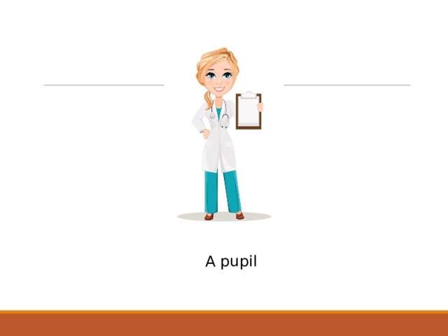 A pupil 