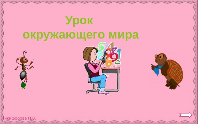 Урок  окружающего мира 