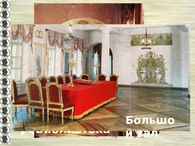 Большой зал Библиотека Класс рисования Учебный класс 
