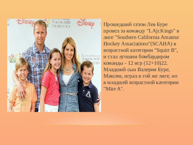 Прошедший сезон Лев Буре провел за команду 