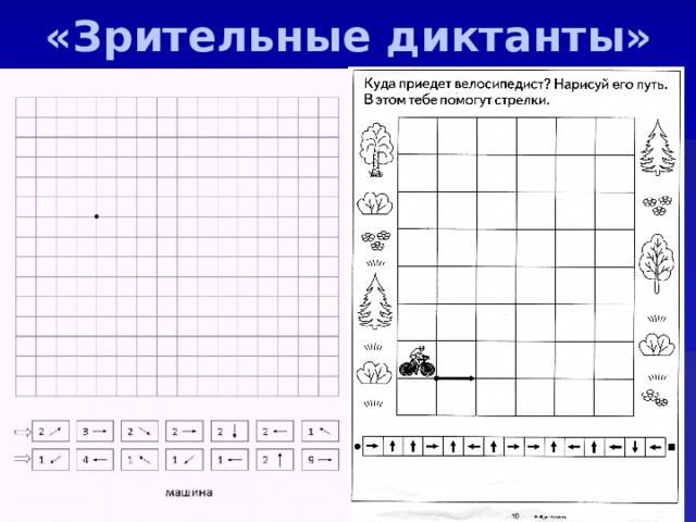 «Зрительные диктанты» 