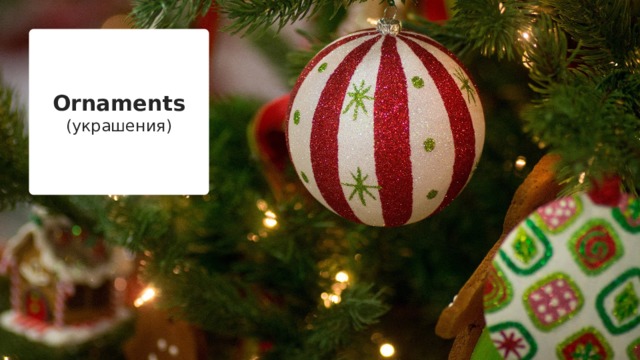 Ornaments  (украшения) 