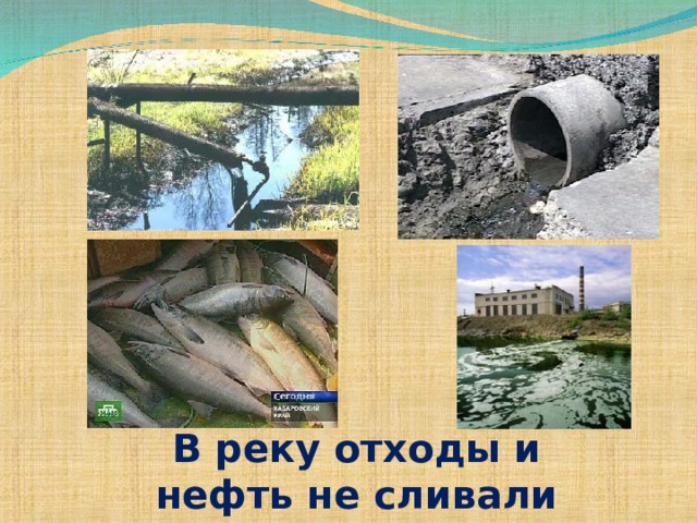 В реку отходы и нефть не сливали 