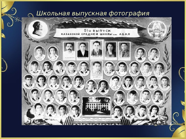  Школьная выпускная фотография   