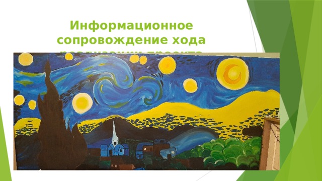 Информационное сопровождение хода реализации проекта 