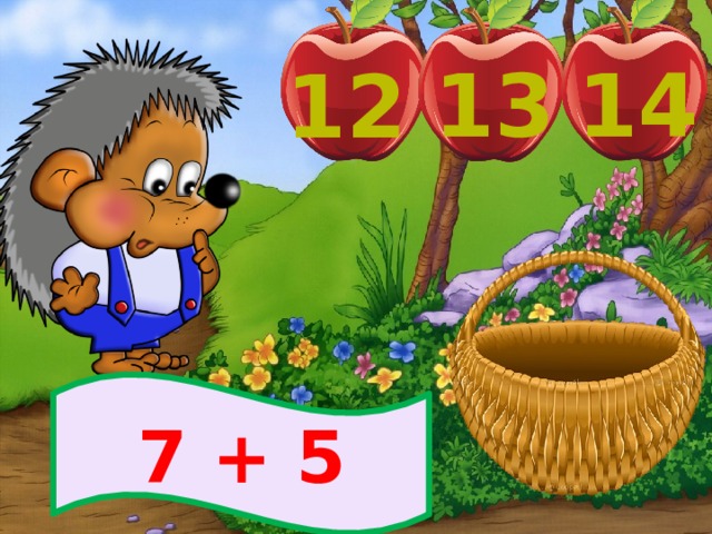 13 14 12 7 + 5 