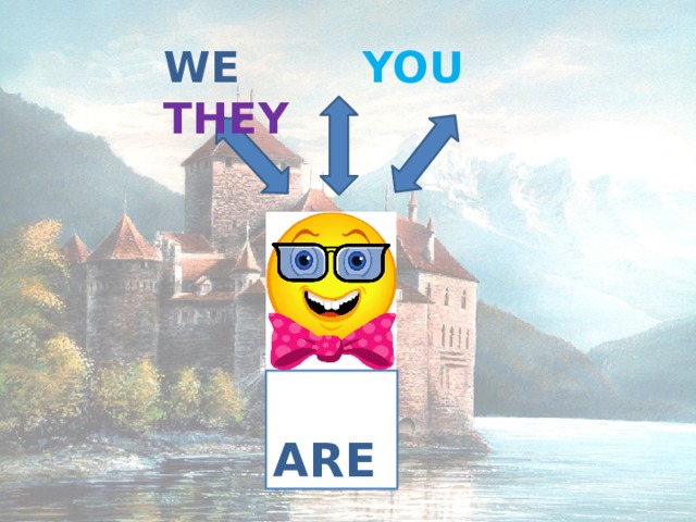 WE YOU  THEY  ARE 