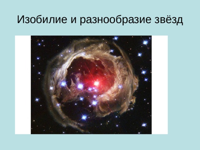 Изобилие и разнообразие звёзд 