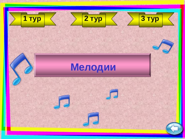 2 тур 3 тур 1 тур Мелодии 