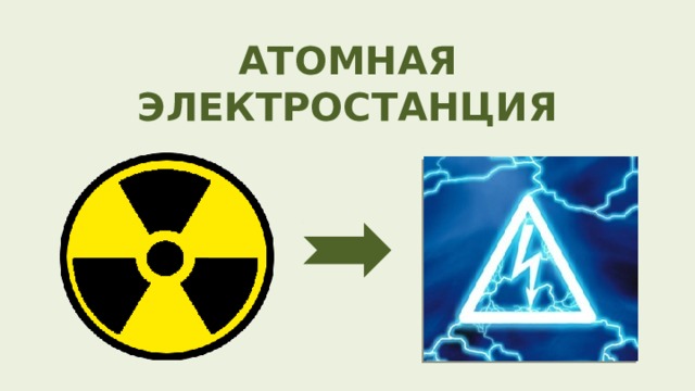 АТОМНАЯ ЭЛЕКТРОСТАНЦИЯ 