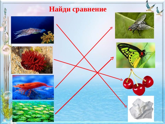 Найди сравнение 