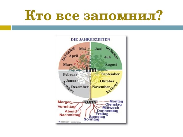 Кто все запомнил? 