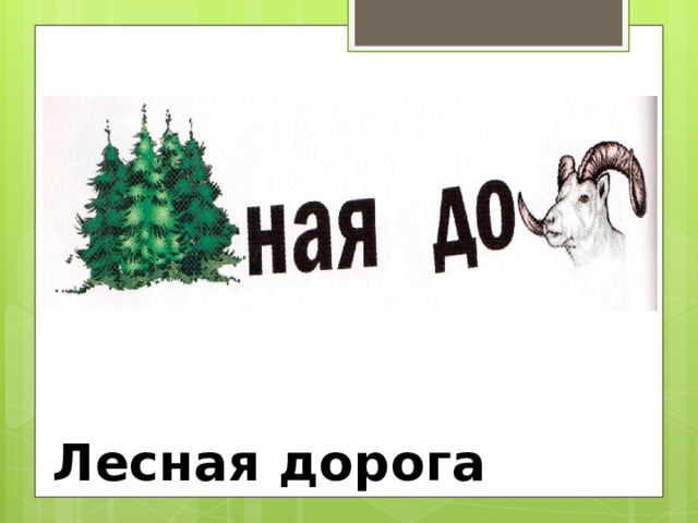 Лесная дорога 