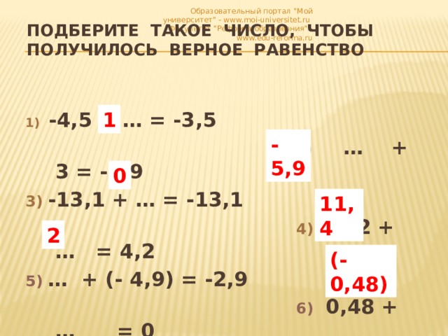 Образовательный портал 