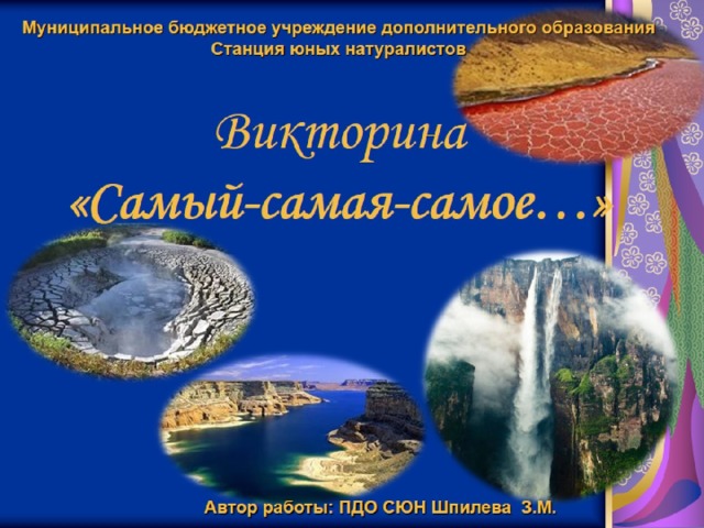 Викторина  «Самый-самая-самое…» 