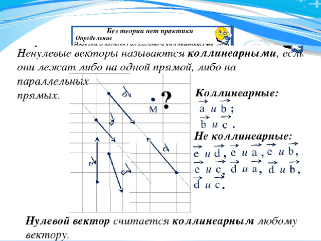 Коллинеарные векторы 