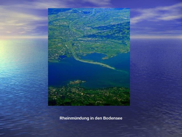 Rheinmündung in den Bodensee 