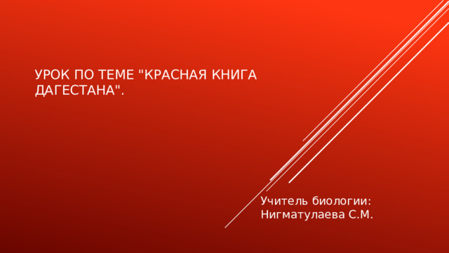 Урок по теме 