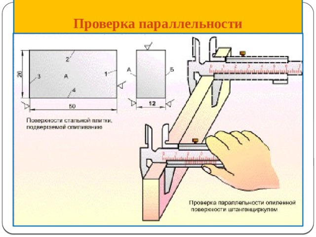 Проверка параллельности 