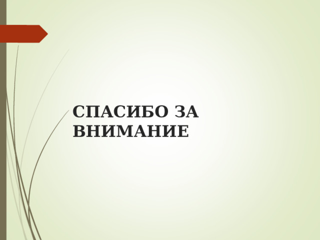 СПАСИБО ЗА ВНИМАНИЕ 