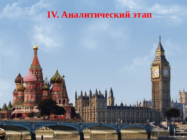 IV. Аналитический этап  