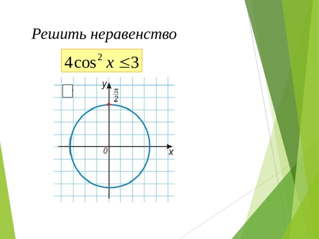 Решить неравенство 