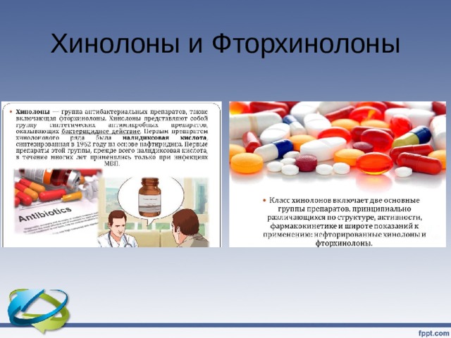 Хинолоны и Фторхинолоны 