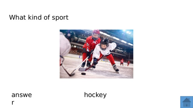 What kind of sport answer hockey  