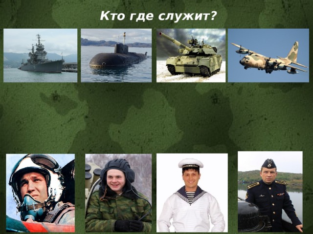 Кто где служит? 