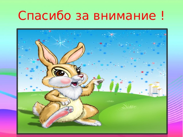 Спасибо за внимание ! 