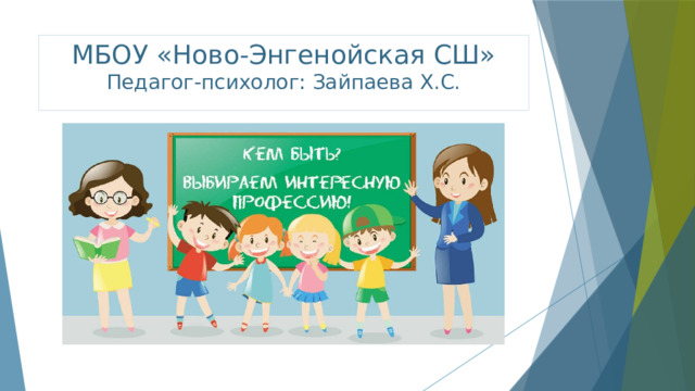 МБОУ «Ново-Энгенойская СШ»  Педагог-психолог: Зайпаева Х.С. 