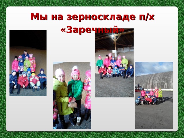 Мы на зерноскладе п/х «Заречный» 