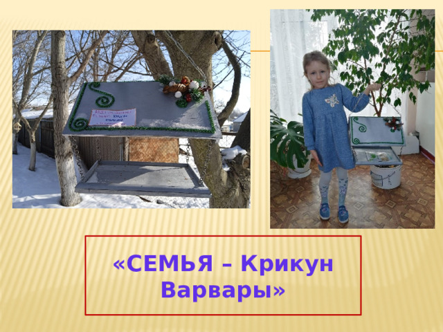 «СЕМЬЯ – Крикун Варвары» 
