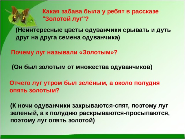Какая забава была у ребят в рассказе 