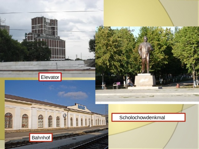 Elevator  Scholochowdenkmal Bahnhof 